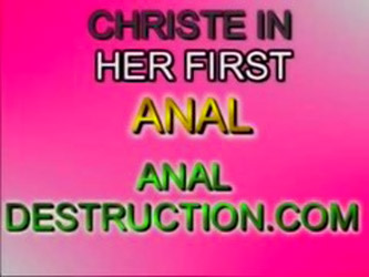 Anal Destruction. Christe.