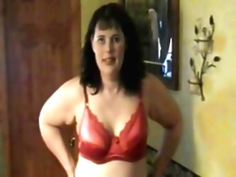 Red Bra On Bbw