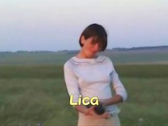 Lica That Uses Fist Dildo In Meadow